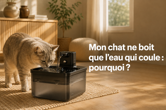 Mon chat ne boit que l'eau qui coule : pourquoi ?