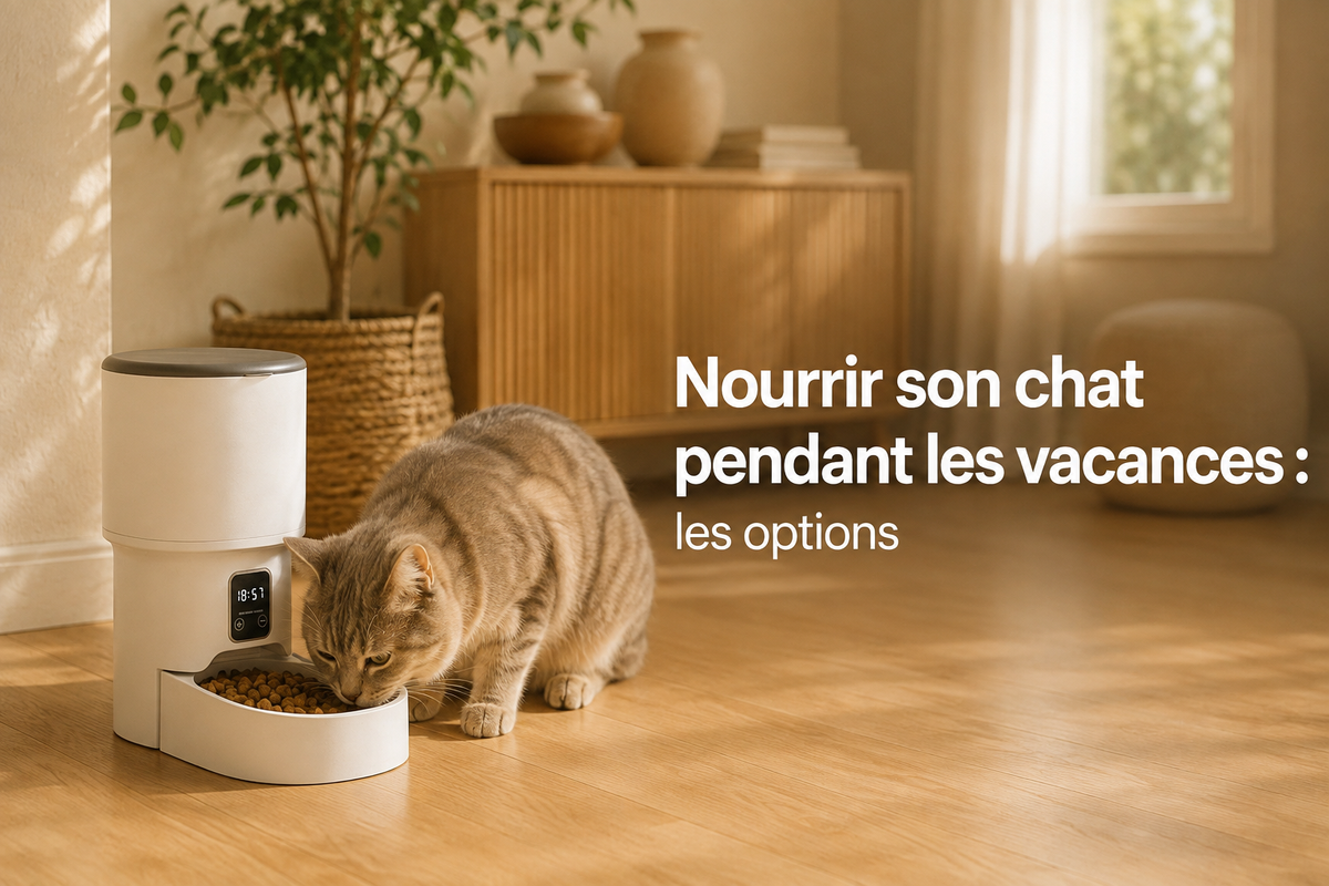 Nourrir son chat pendant les vacances : les options
