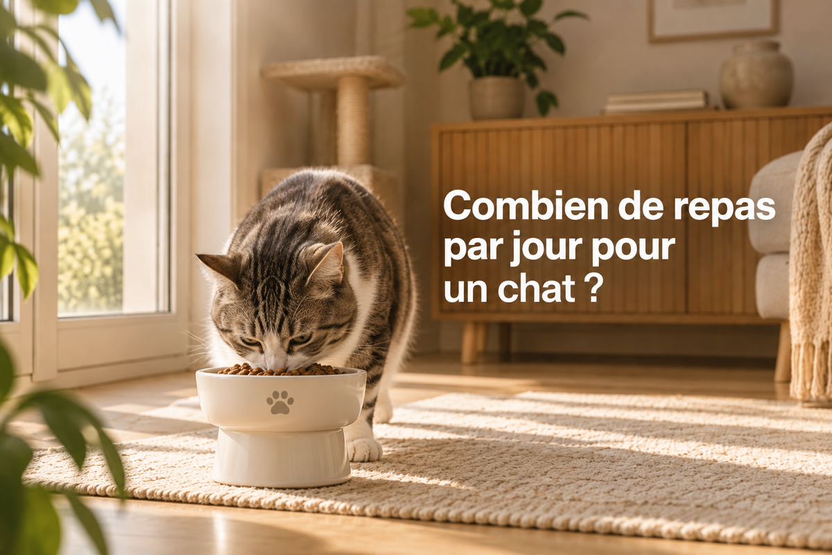 Combien de repas par jour pour un chat ?