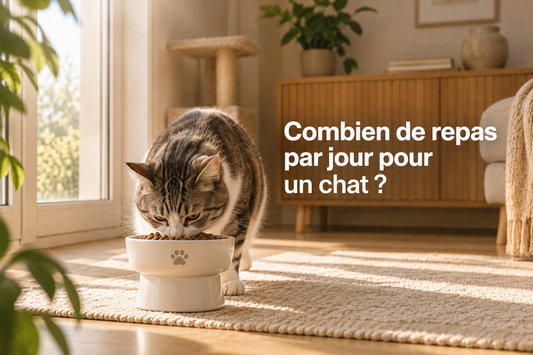 Combien de repas par jour pour un chat ?