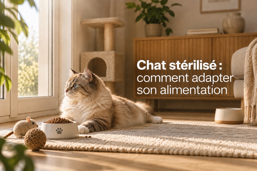 Chat stérilisé : comment adapter son alimentation