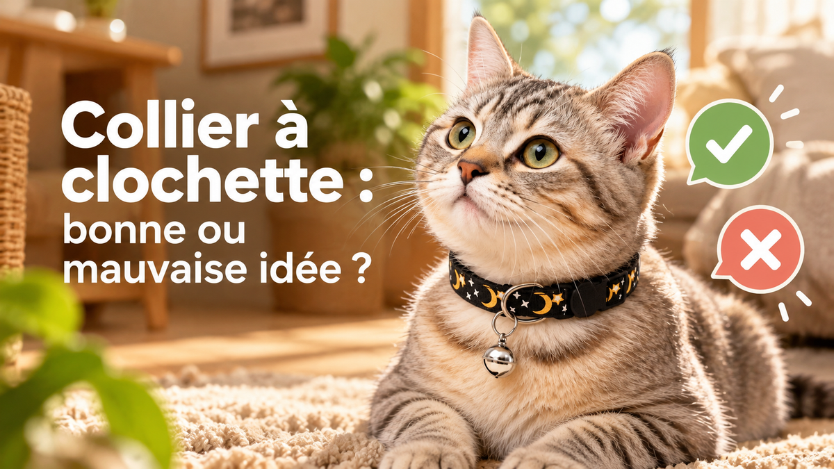 Collier à clochette : bonne ou mauvaise idée ?