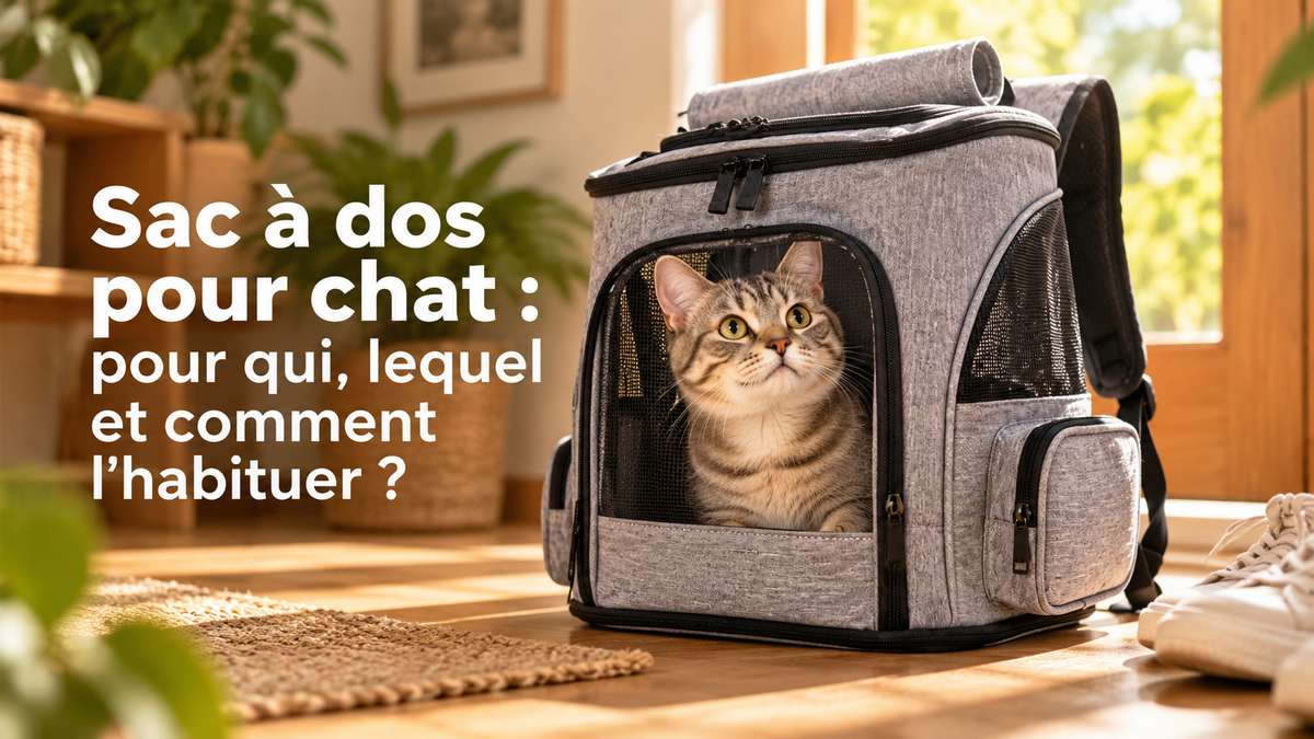 Sac à dos pour chat : pour qui, lequel et comment l'habituer