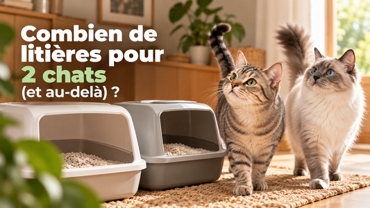 Combien de litières pour 2 chats (et au-delà)