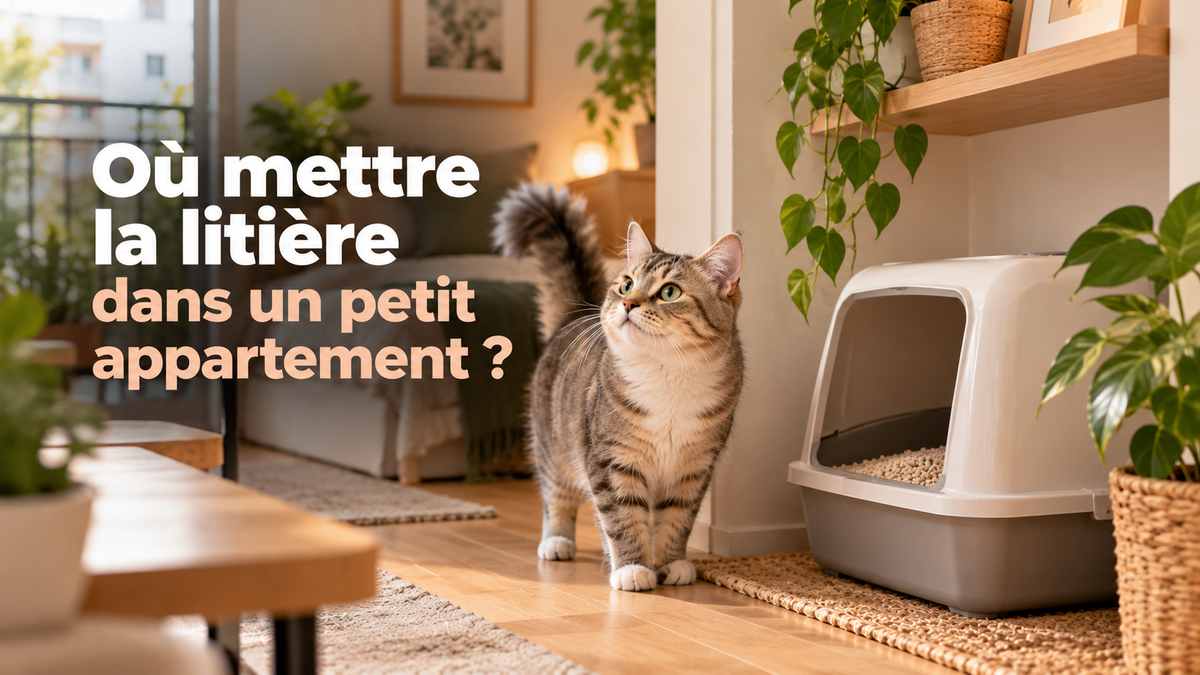 Où mettre la litière dans un petit appartement