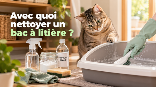Avec quoi nettoyer un bac à litière