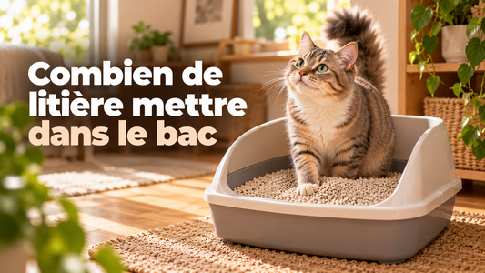 Combien de litière mettre dans le bac