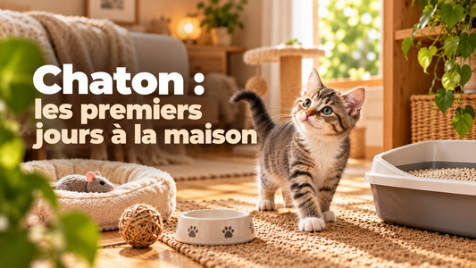 Chaton : les premiers jours à la maison