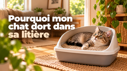 Pourquoi mon chat dort dans sa litière