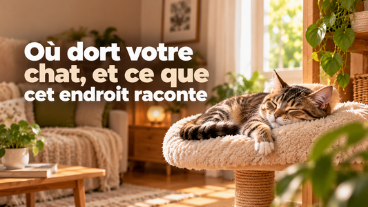 Où dort votre chat, et ce que cet endroit raconte