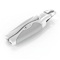 Coupe-griffes LED MiaouLab pour chat, blanc, avec sa lame en acier inoxydable